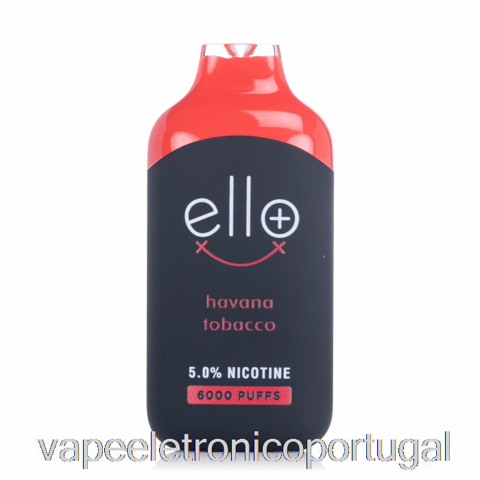Vape Eletronico Blvk Ello Plus 6000 Tabaco Havana Descartável